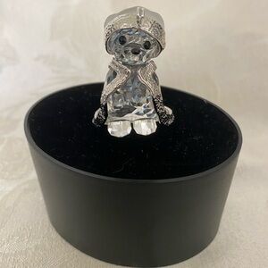 Adorable Swarovski Kris Bear Santa Ornament Figurine 2006 #870000